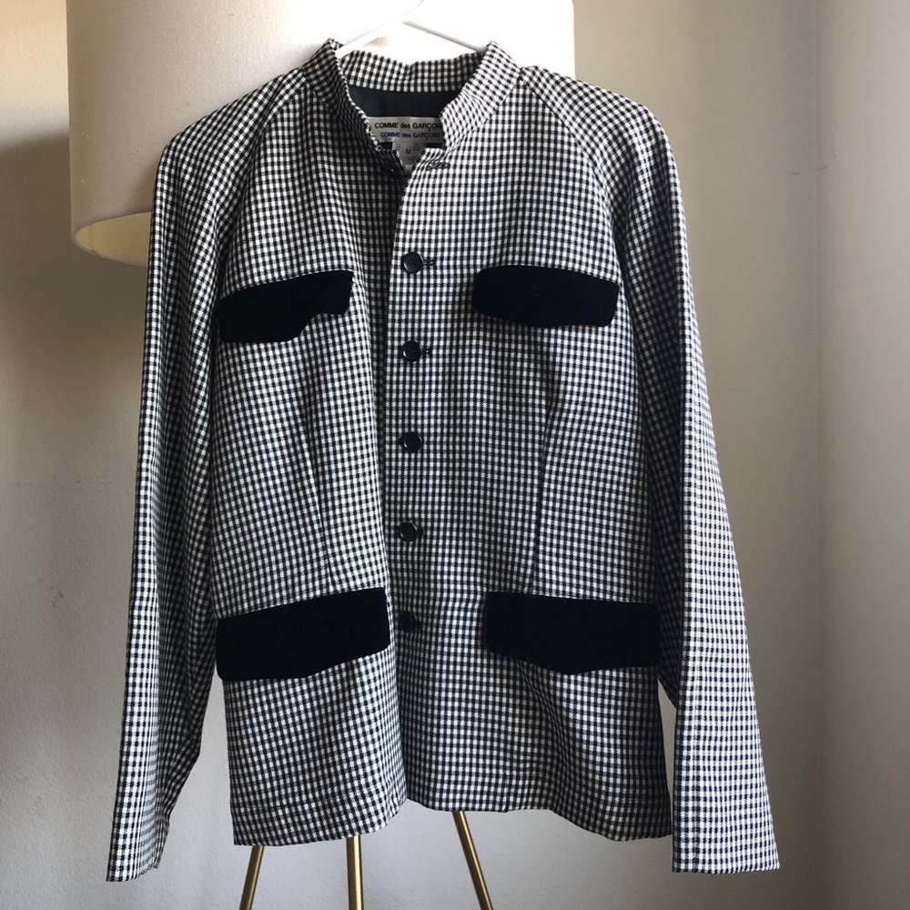 Comme des garçons houndstooth jacket